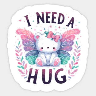 I Need A Hug Sticker